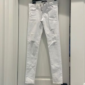 Flying Monkey distressed skinny jeans. Size 26.